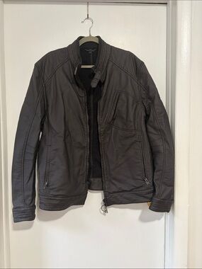 Belstaff Brown Quilted Bomber Jacket